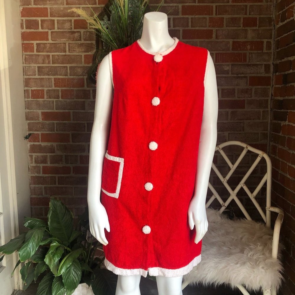 1960s Terrycloth Shift Dress